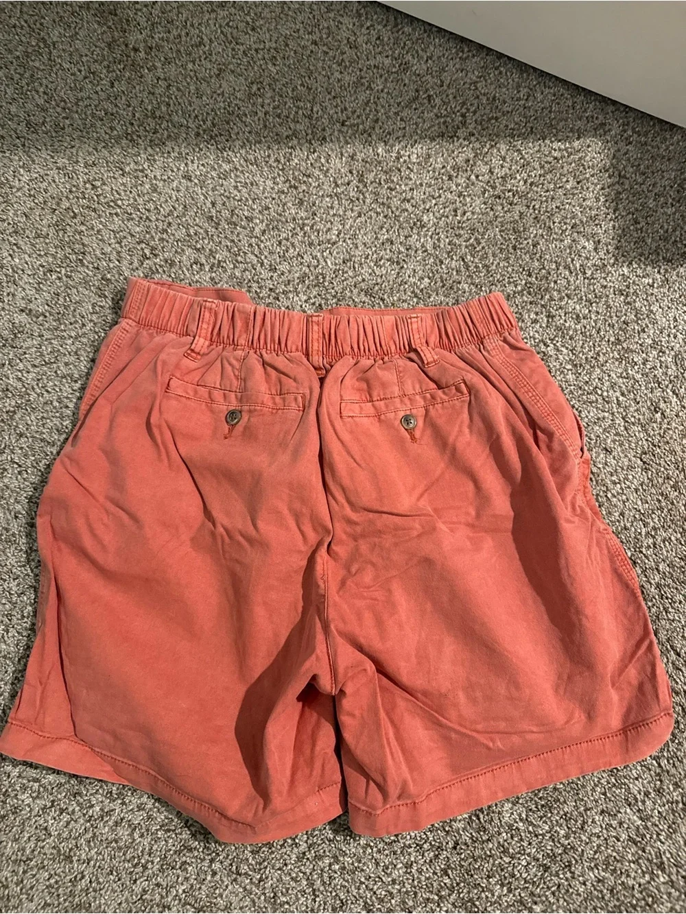 Old Navy Women's Coral Button-Front Bermuda Shorts